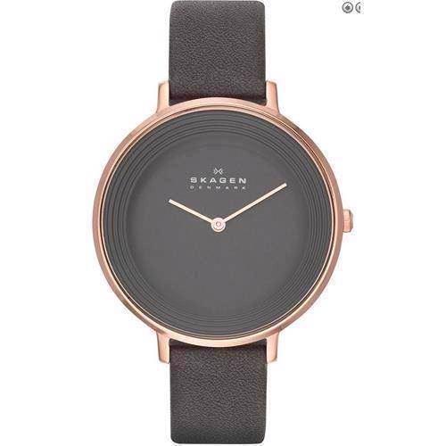 Image of Skagen Ditte rosa forgyldt quartz Dame ur, model SKW2216